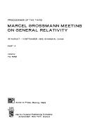 Proceedings of the Third Marcel Grossmann Meeting on General Relativity